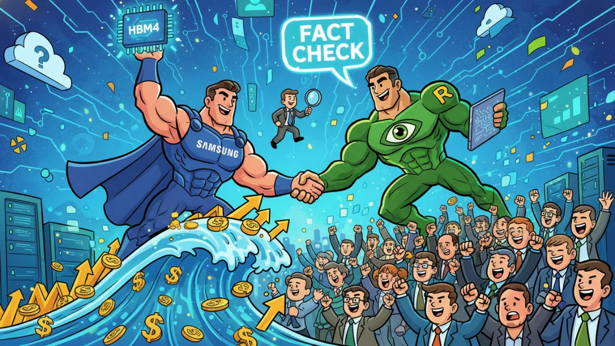 삼성전자, 엔비디아 '루빈'에 HBM4 공급 확정? 주가 폭등 부른 핵심 뉴스 팩트체크