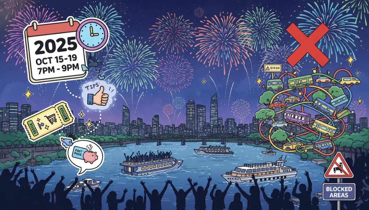 2025년 서울세계불꽃축제 일정 및 시간 확정! 불꽃축제 예매 팁과 피해야 할 교통통제 구간