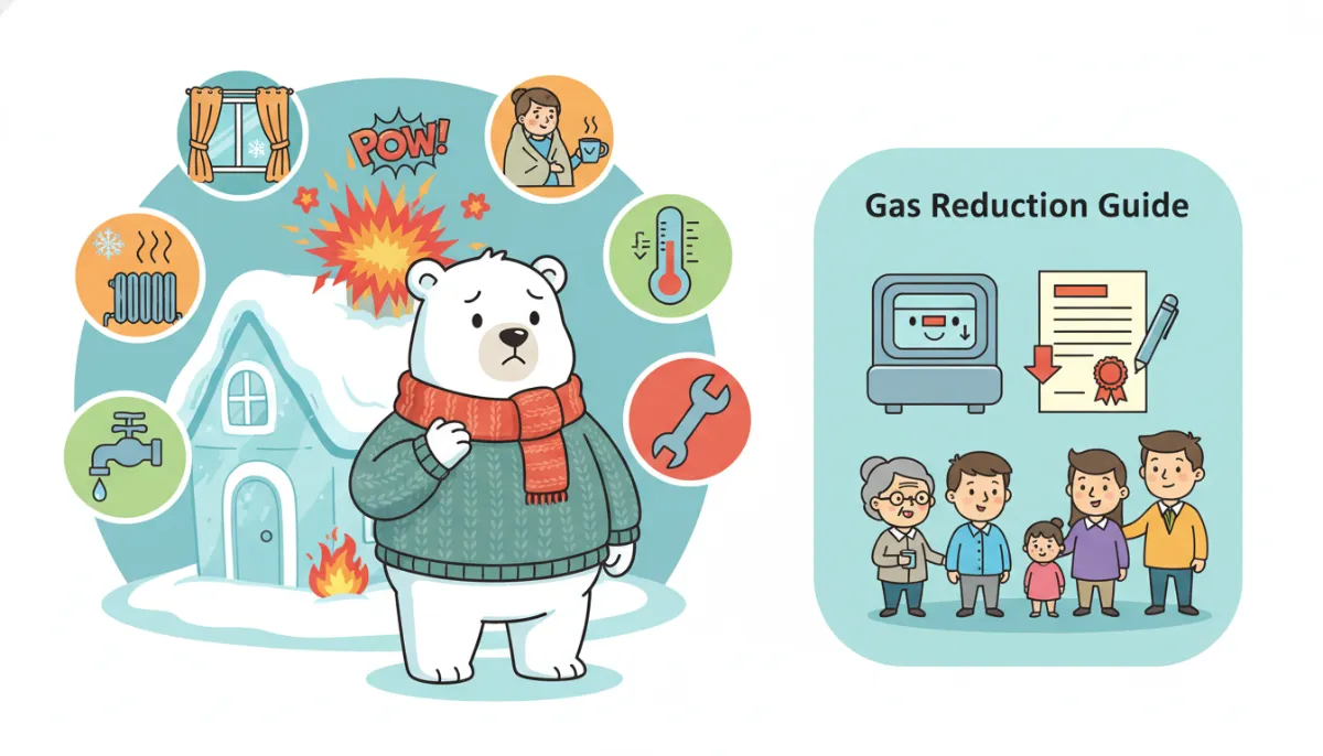 겨울철 난방비 폭탄 막는 절약 팁과 도시가스 요금 감면 신청 가이드